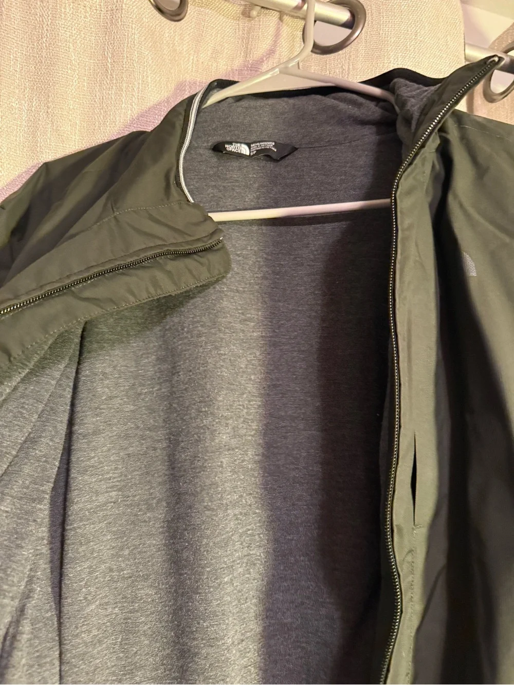 The North Face Men's Dark Olive Lightweight Rain Jacket
